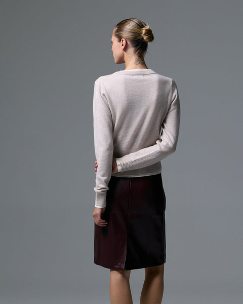 Tove Layered Cashmere Blend Crewneck