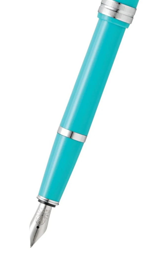 Bailey Light™ Polished Teal Resin Medium Nib Fountain Pen