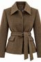 The Elan Belted Wool Jacket