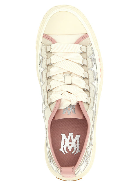 Amiri Metallic Stars Court Low Sneakers