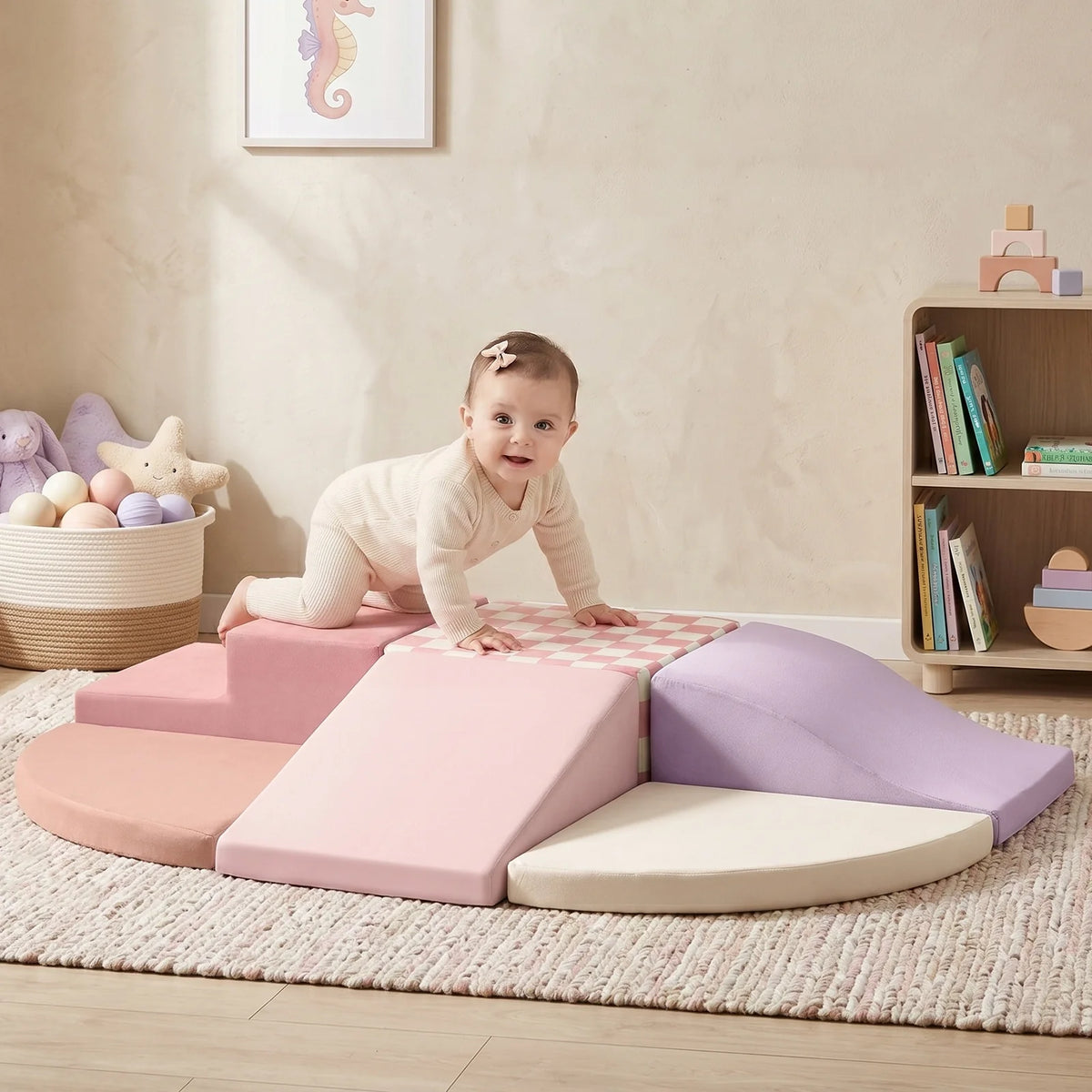 Tiny Land® PlayNest Climbing Blocks - Violet