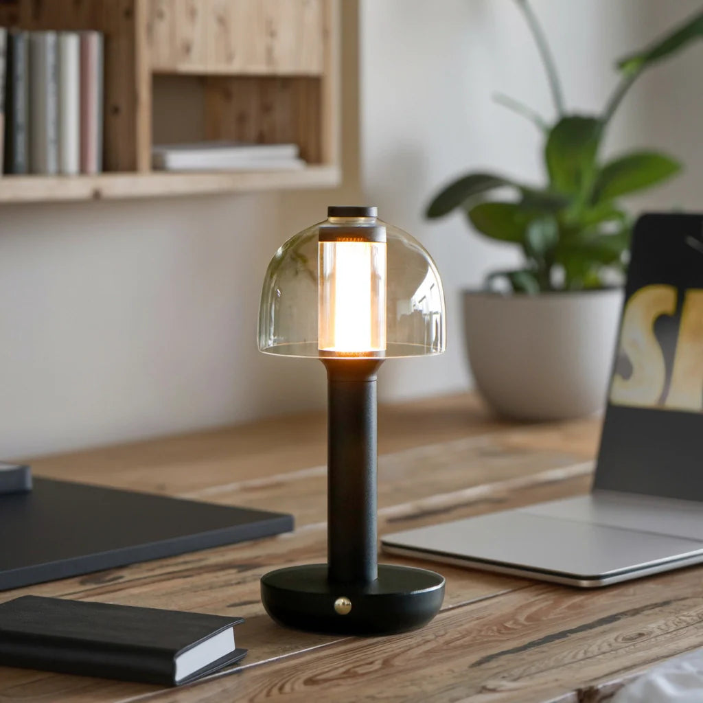 10" H Table Lamp 3-Color Light Dimmable Lamp