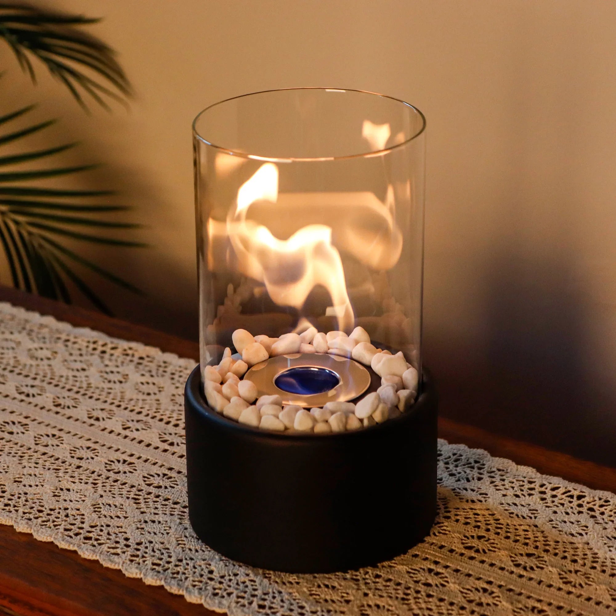 10.5 Inch High Portable Tabletop Fireplace for Ange Dimba