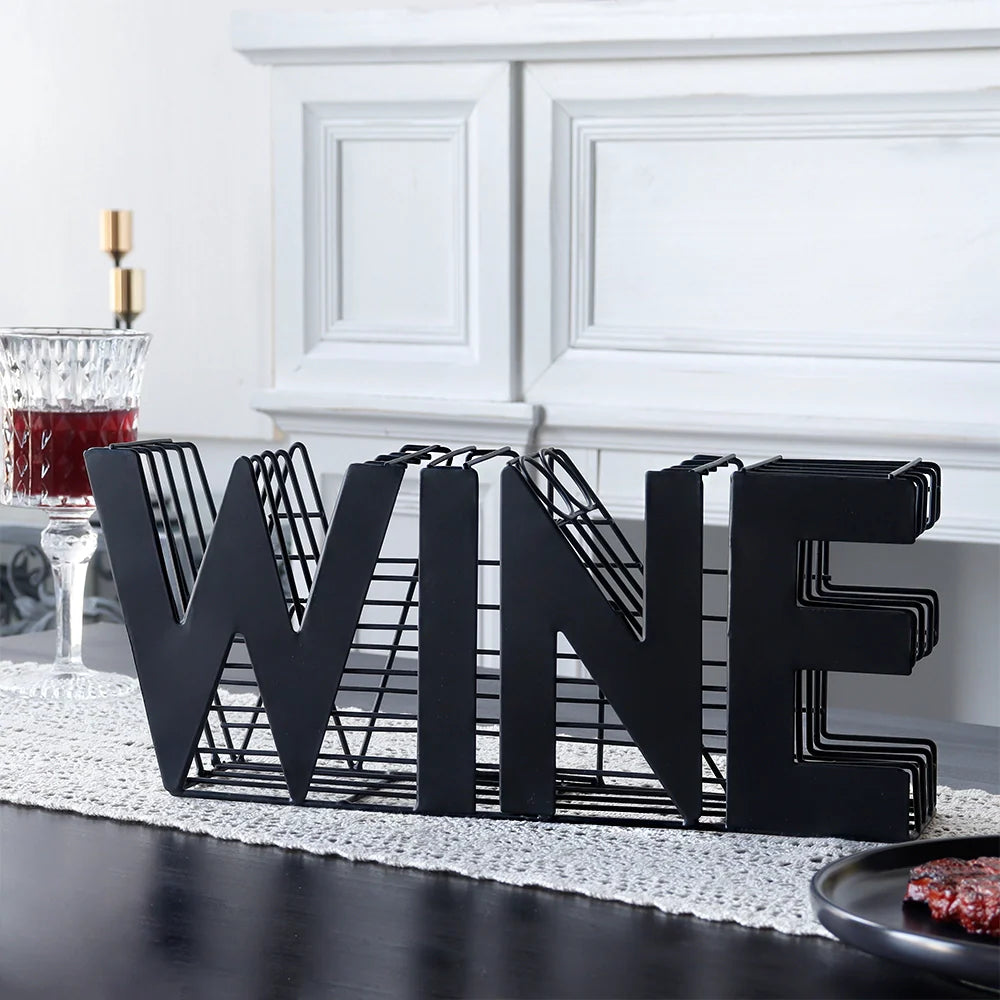 13.5" Length Wine Cork holder Metal Craft Wine Cork Storage