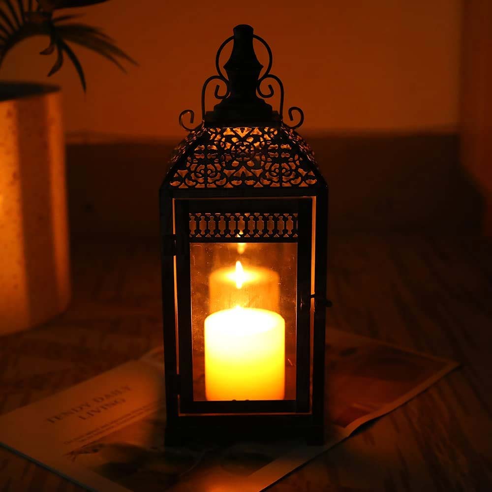 14.5'' High Hanging Candle Lanterns