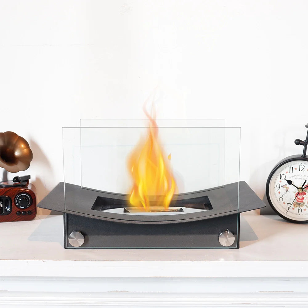 14"x7.5"x8" Rectangular Tabletop Fire Bowl Pot