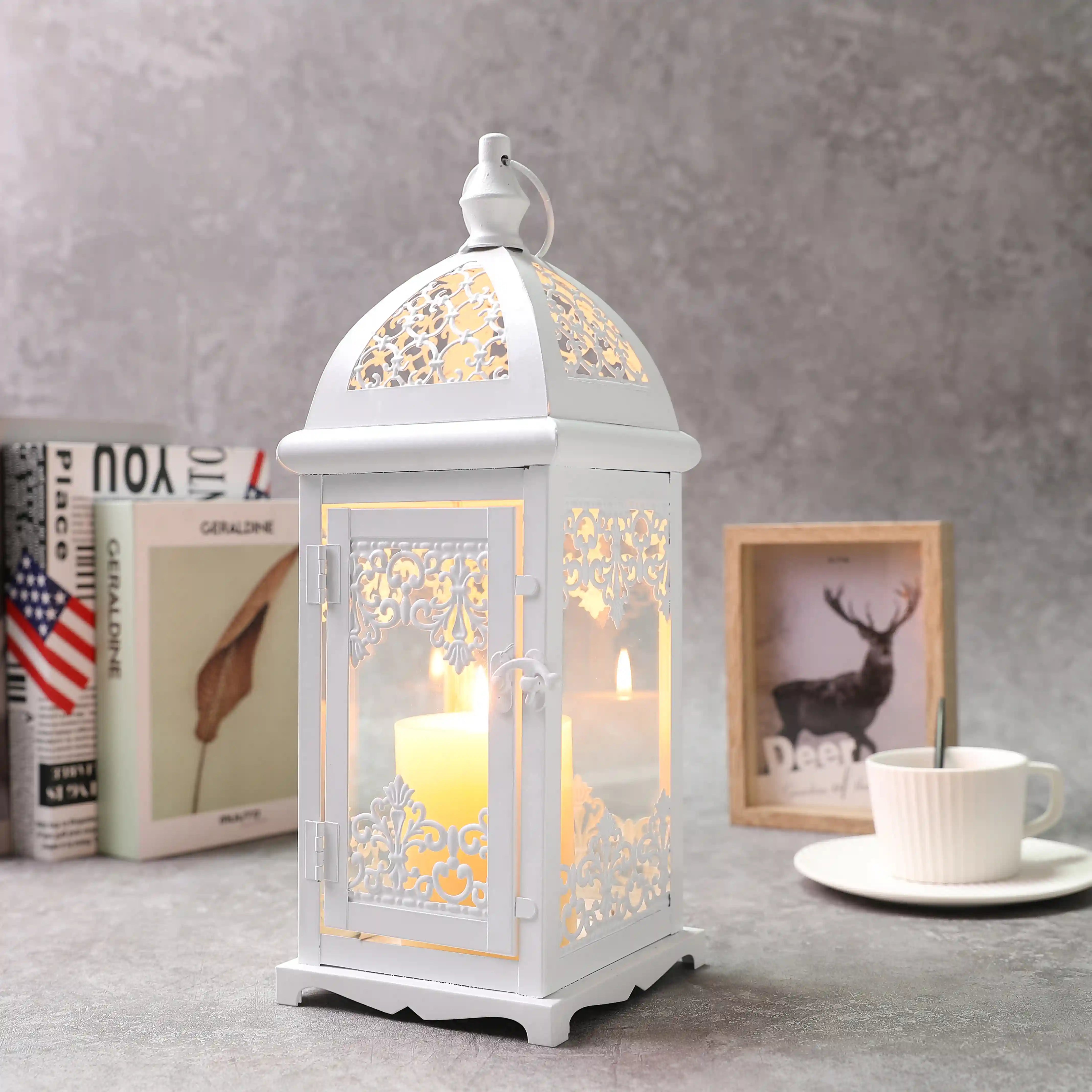 15" High Decorative Candle Lantern
