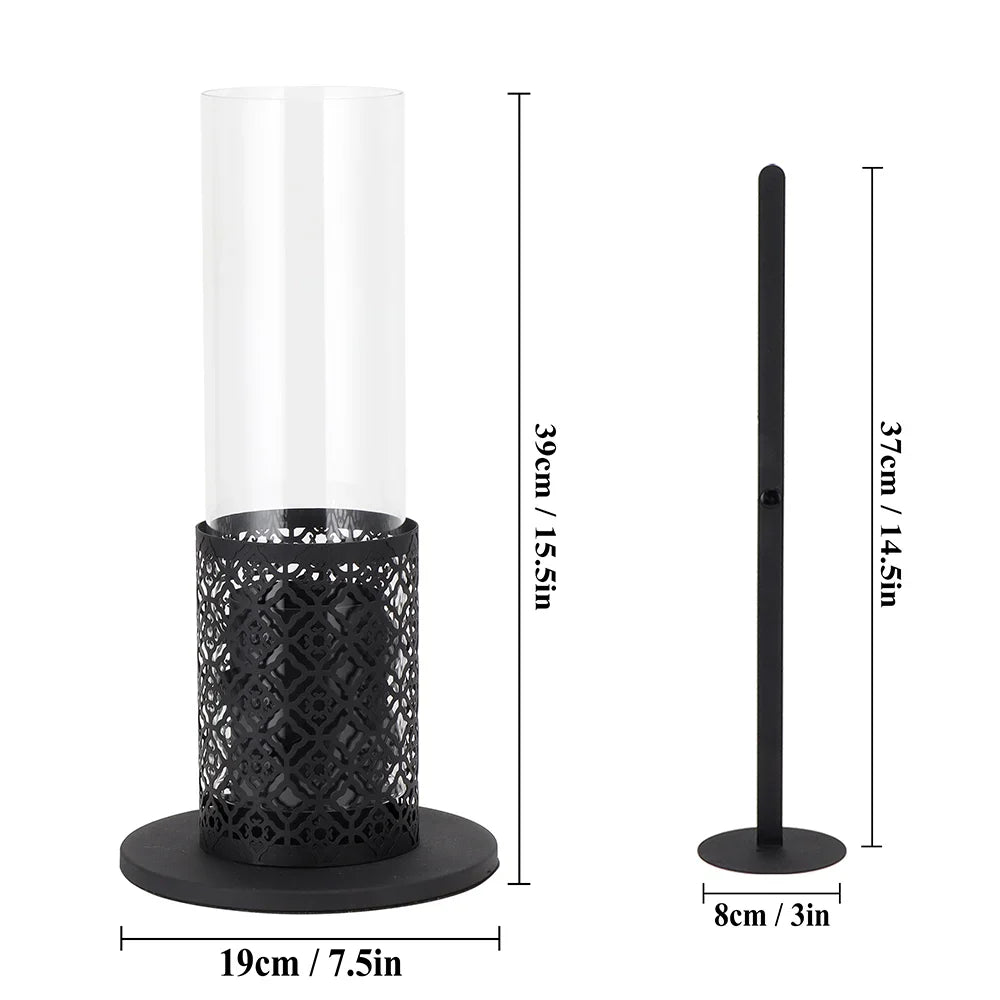 15.3"H Spiral Flame Fireplace