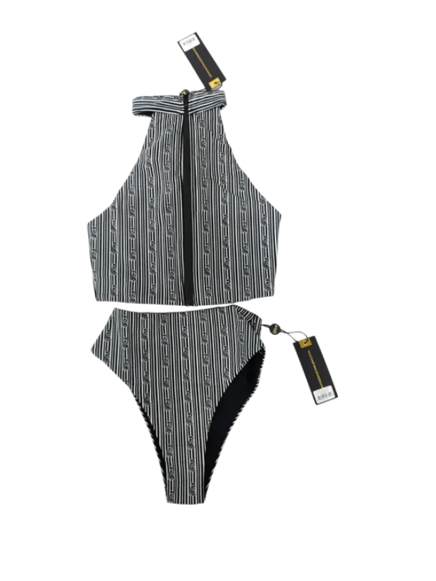 2 piece Tankini Icon print swimsuit CASW22T011