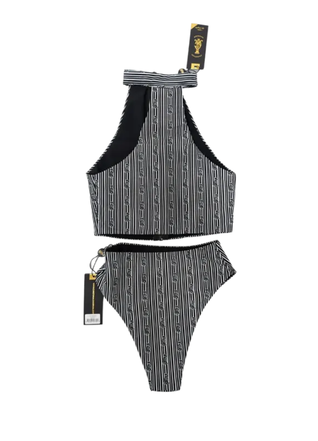 2 piece Tankini Icon print swimsuit CASW22T011