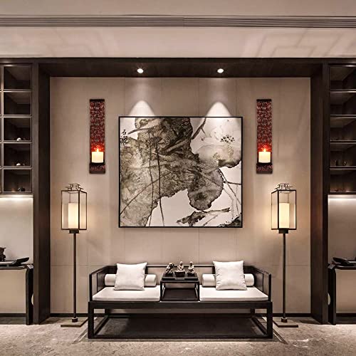 22.5''H Metal Candle Sconces Wall Decor Sconce Candle Holder(Set of 2)