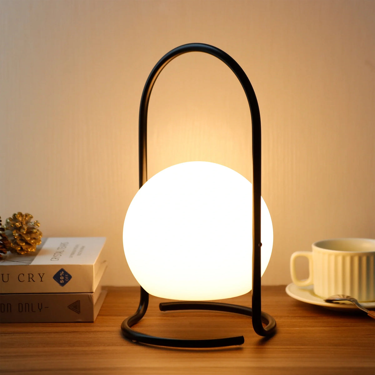 2600mAh Portable waterproof Rechargeable Table Lamp
