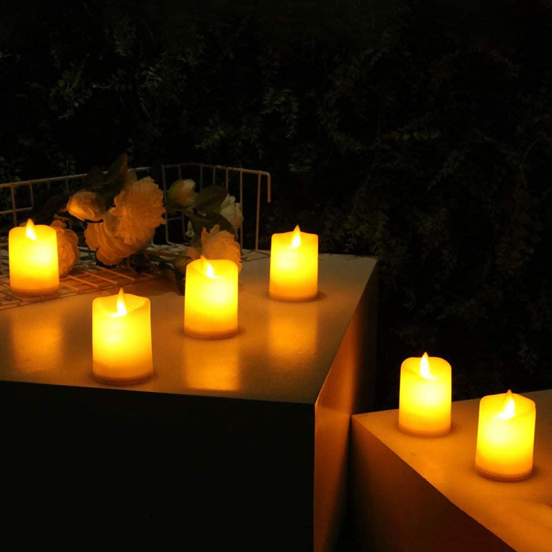 2"x2.8" tall Battery Candle (Set of 6）