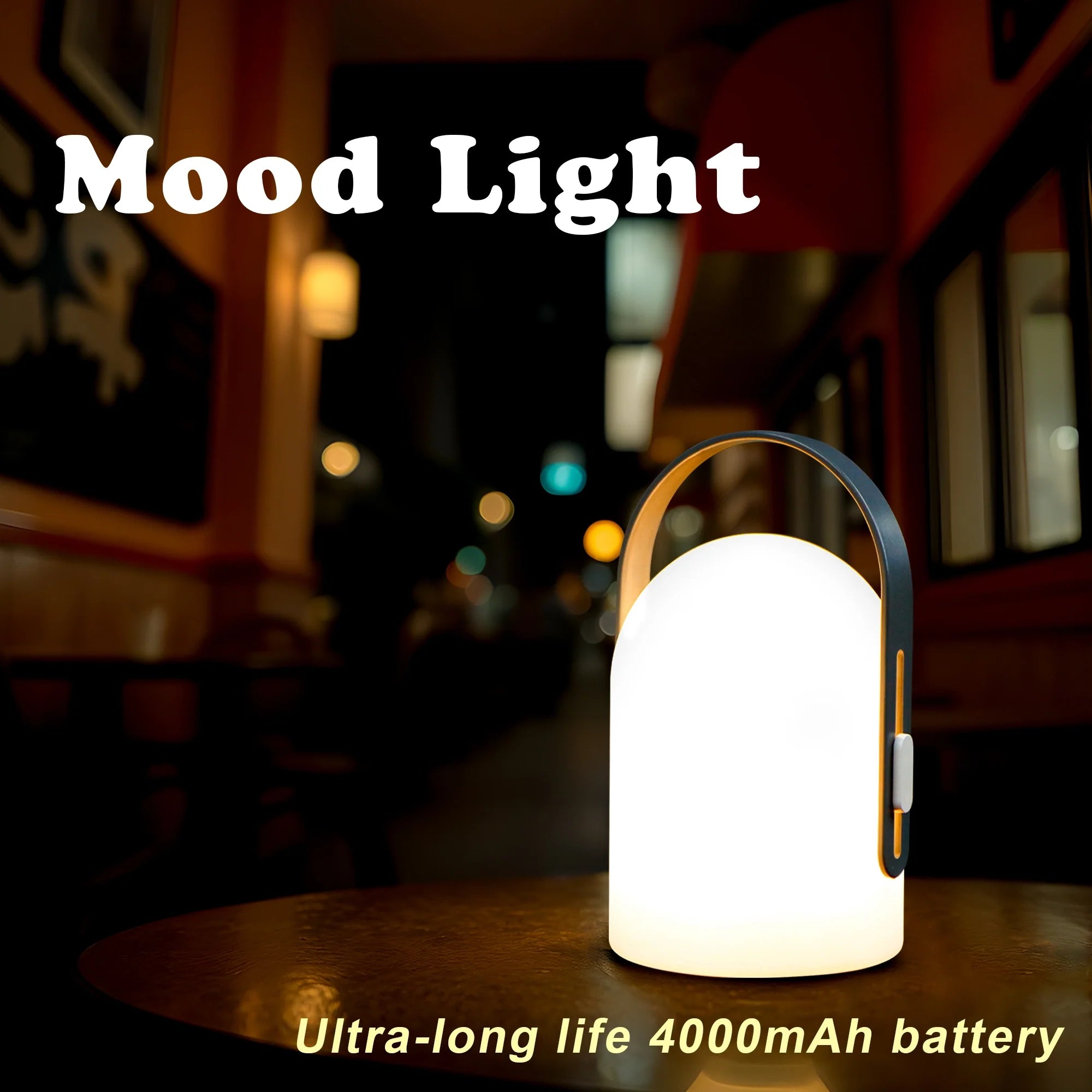 4000mAh Portable Outdoor Rechargeable Table Lamp