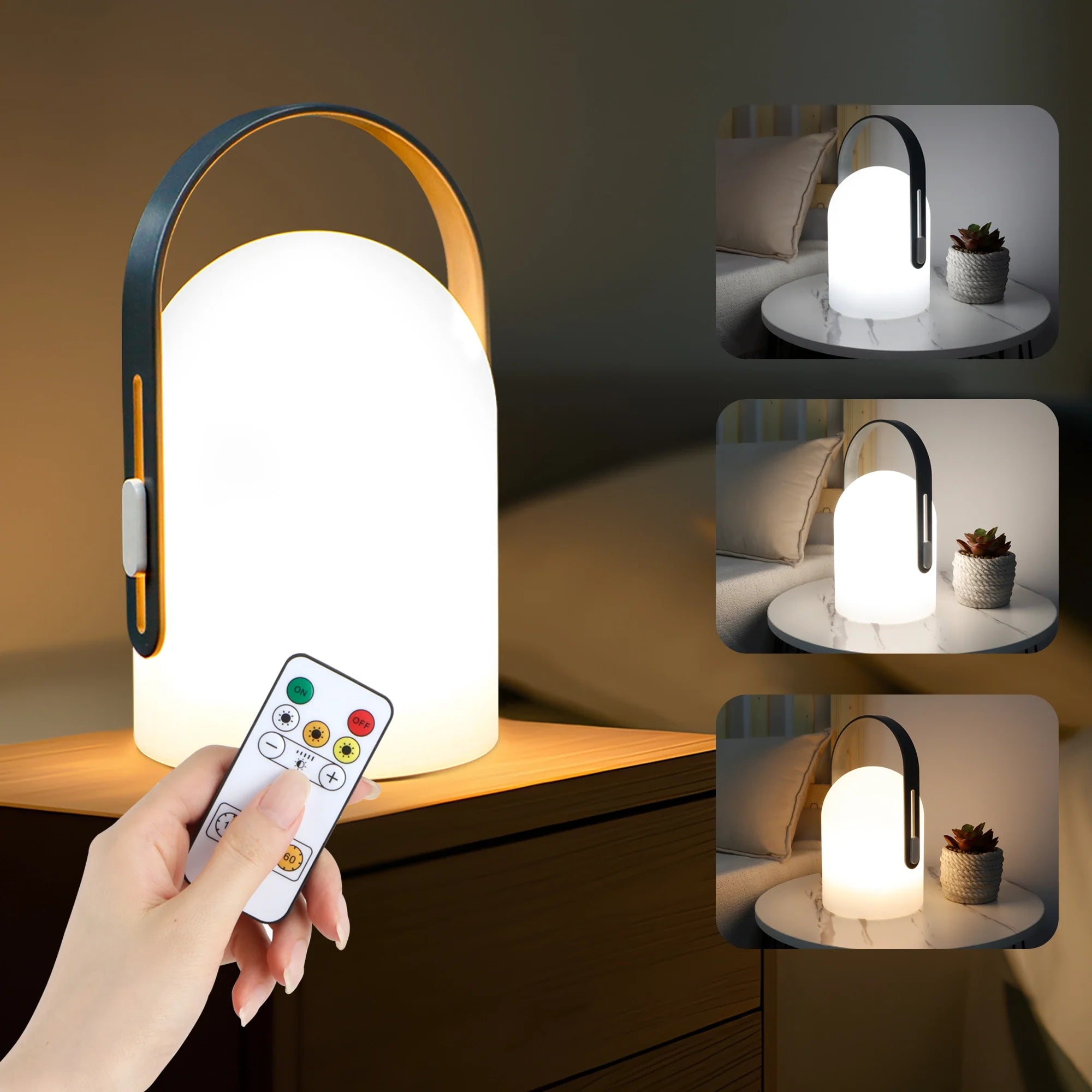 4000mAh Portable Outdoor Rechargeable Table Lamp