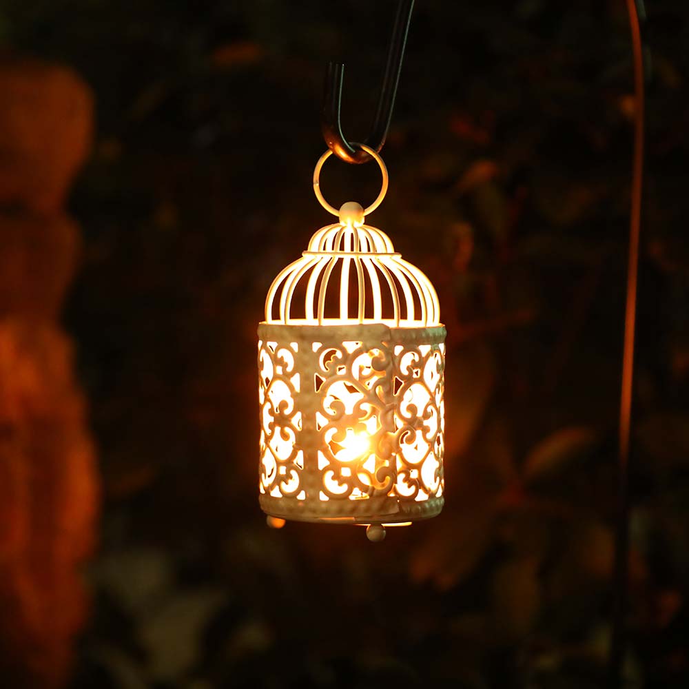 6 Pack Small Metal Candle Lanterns