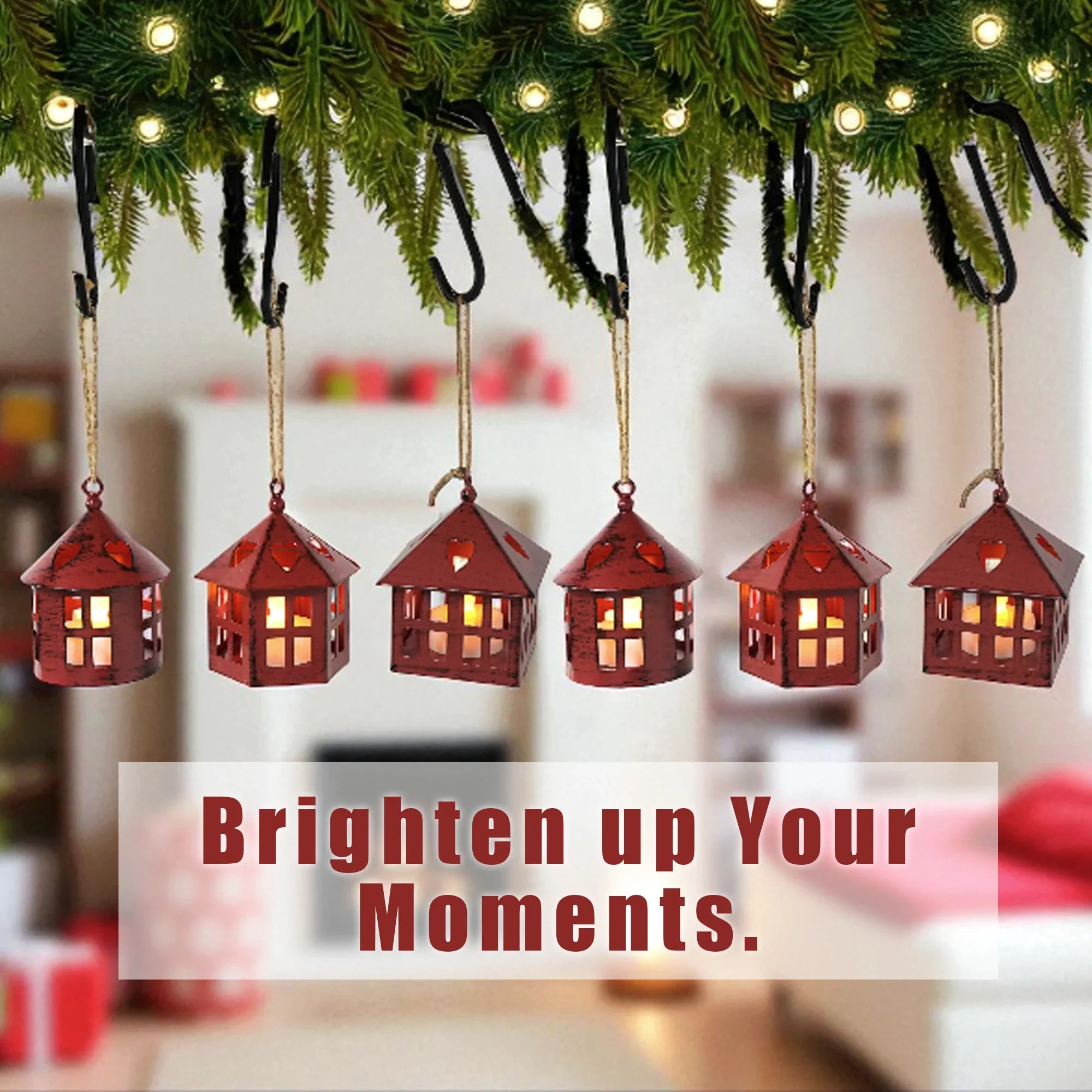 6 Pcs Small Centerpieces Candle Lanterns