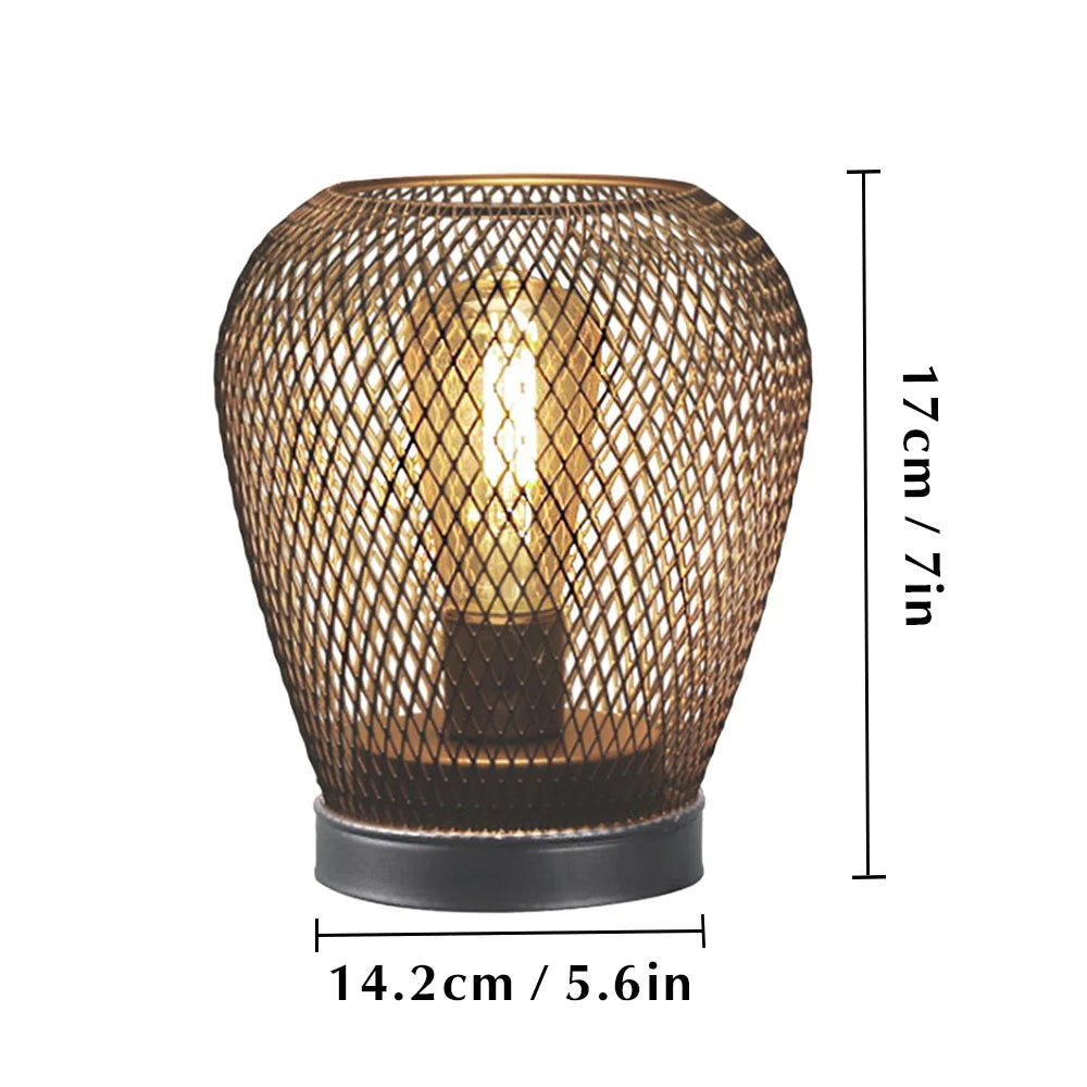 6.7" Tall Battery Powered Outdoor Table Lamp (Set of 2)
