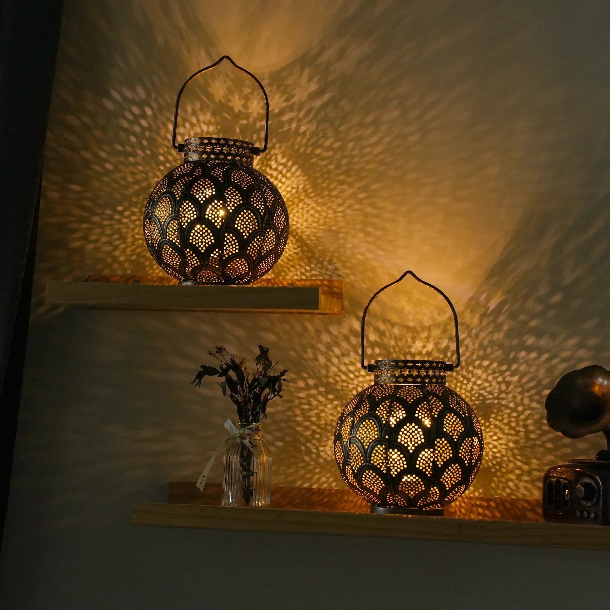 7'' High Battery Powered Cordless Lamp with LED Fairy Lights