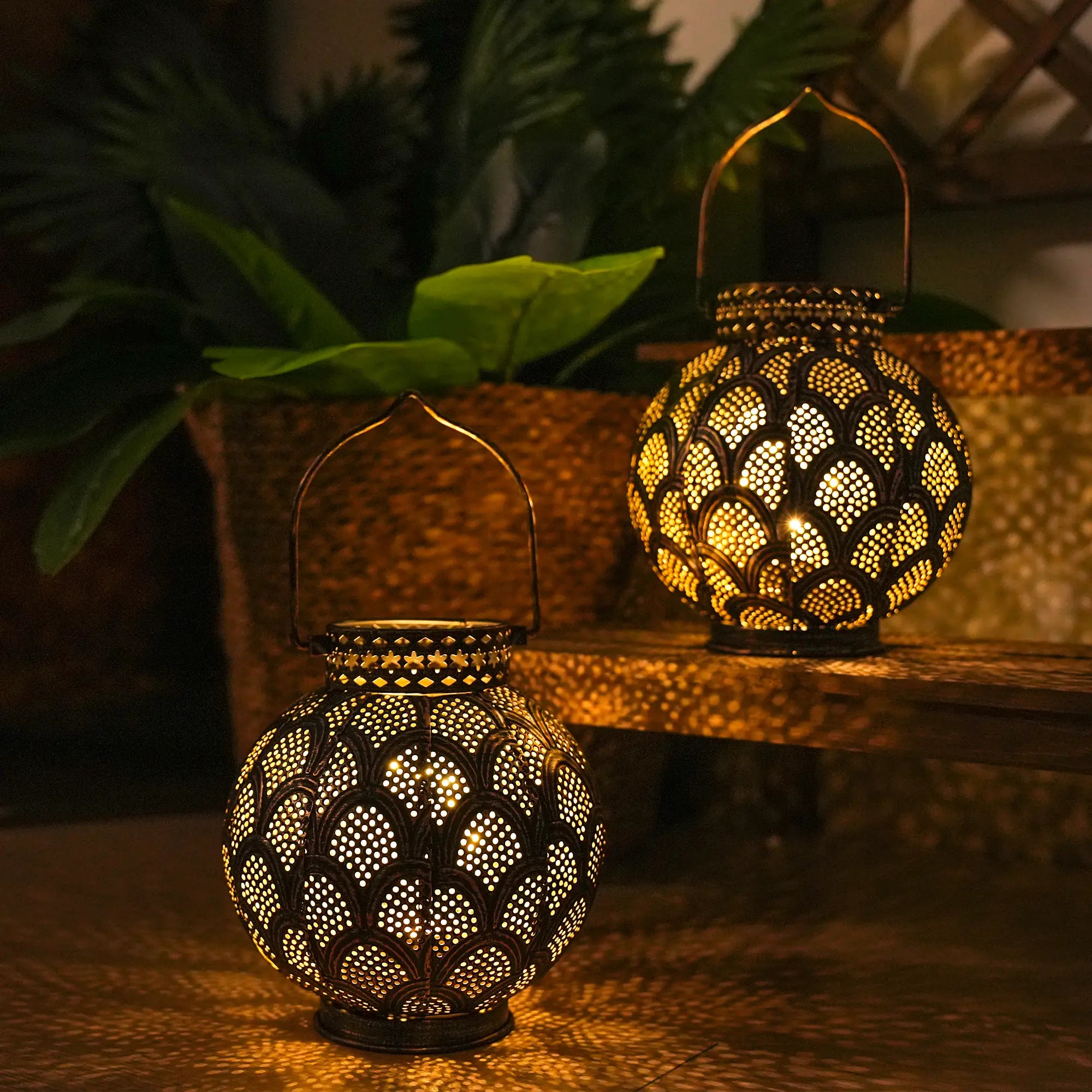 7'' High Battery Powered Cordless Lamp with LED Fairy Lights