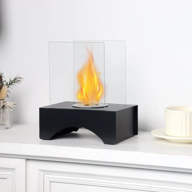7”*5”*8.5” Small Portable Rectangular Tabletop Fireplace