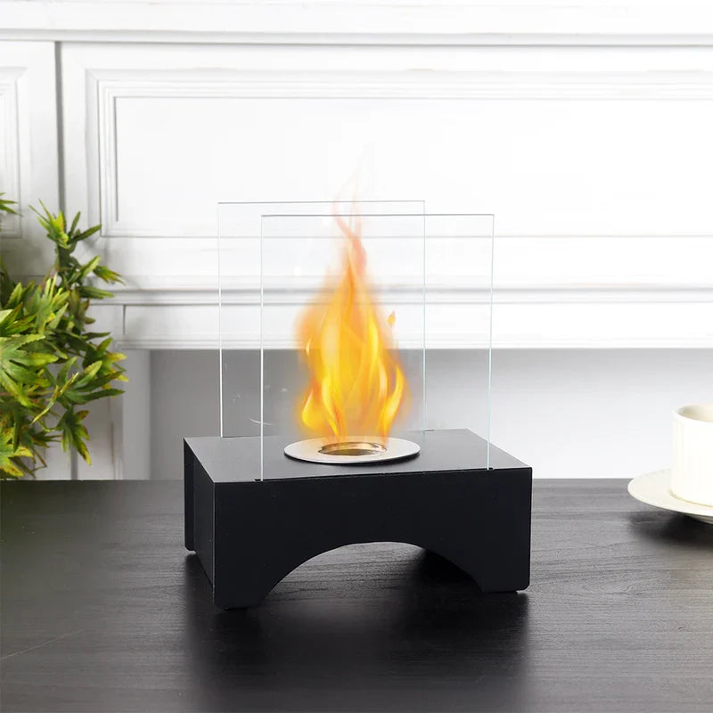 7”*5”*8.5” Small Portable Rectangular Tabletop Fireplace