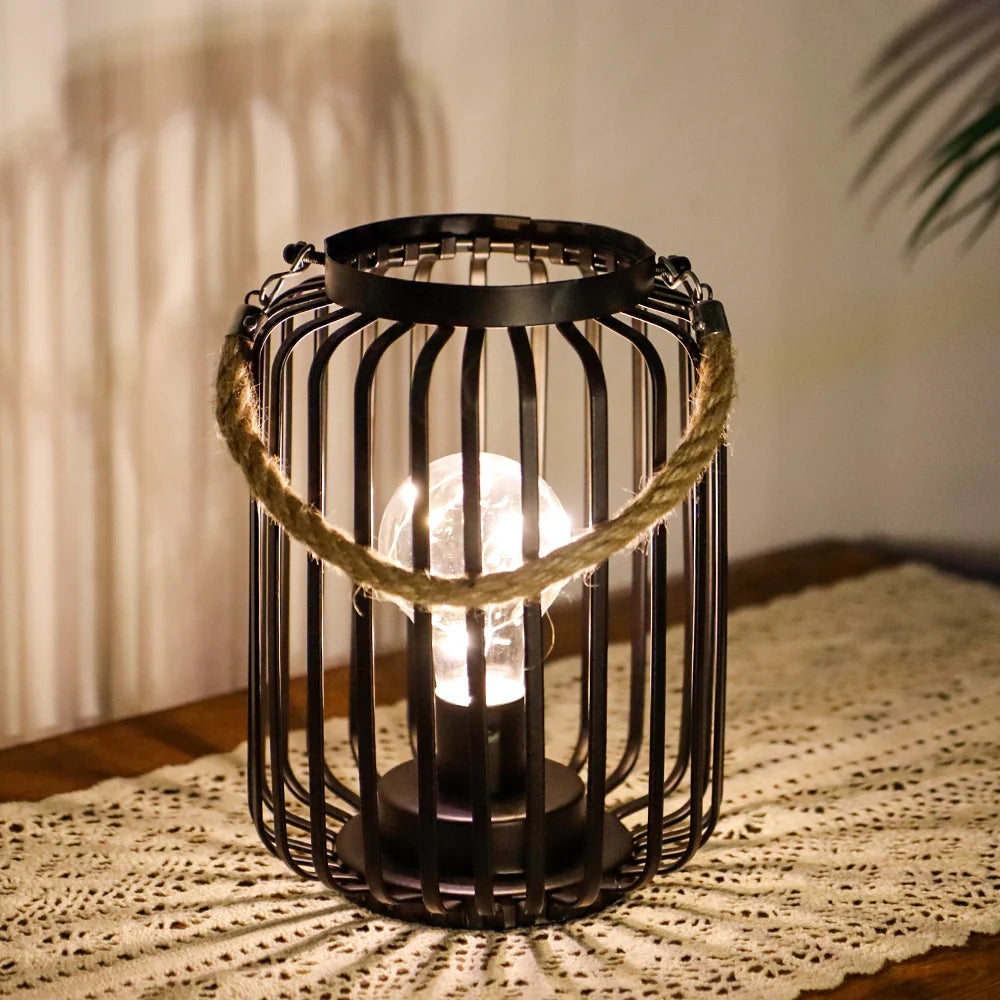 7.5" Tall Battery Powered Table Lamp