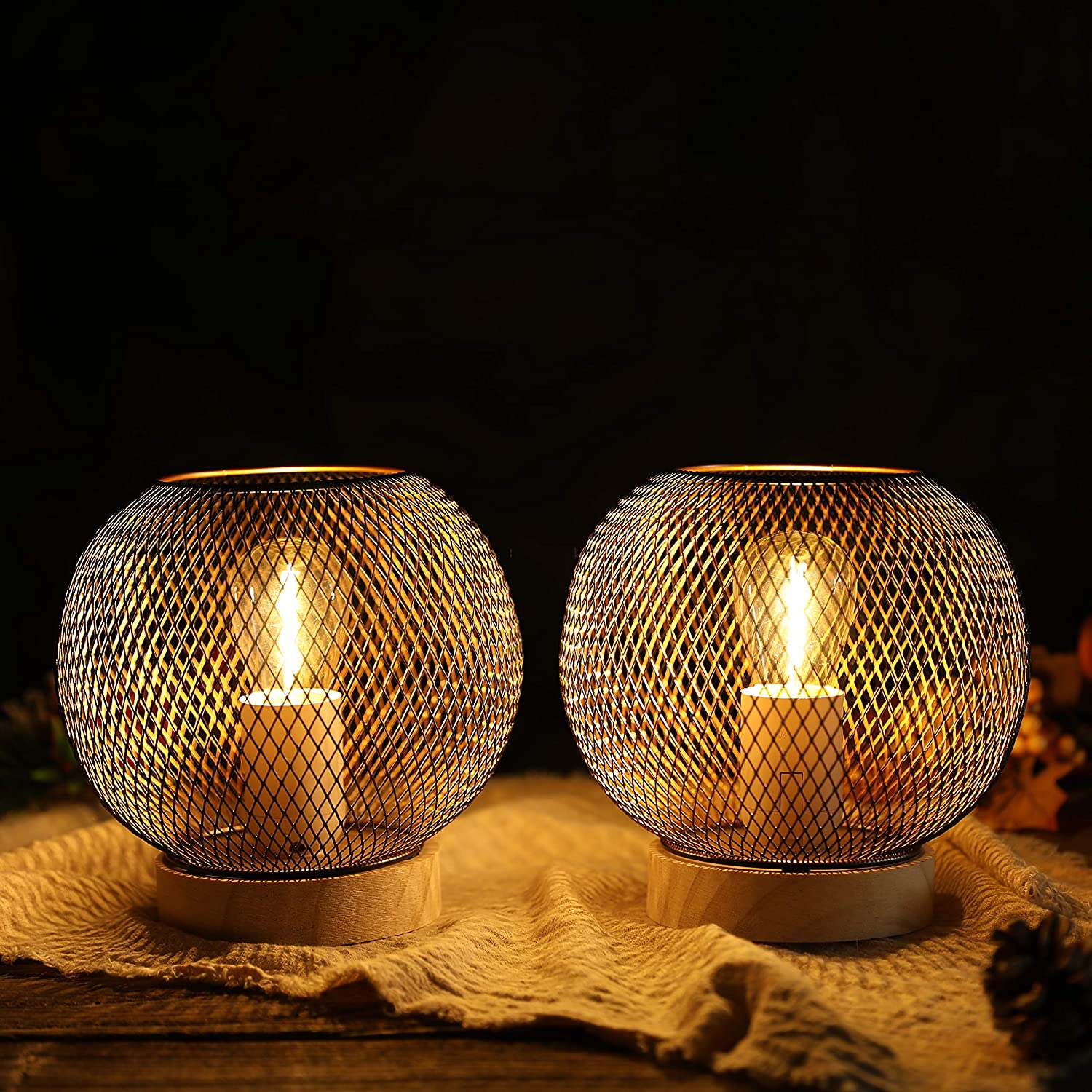 7.5''High Battery Powered Table Lamp ( Set of 2 )