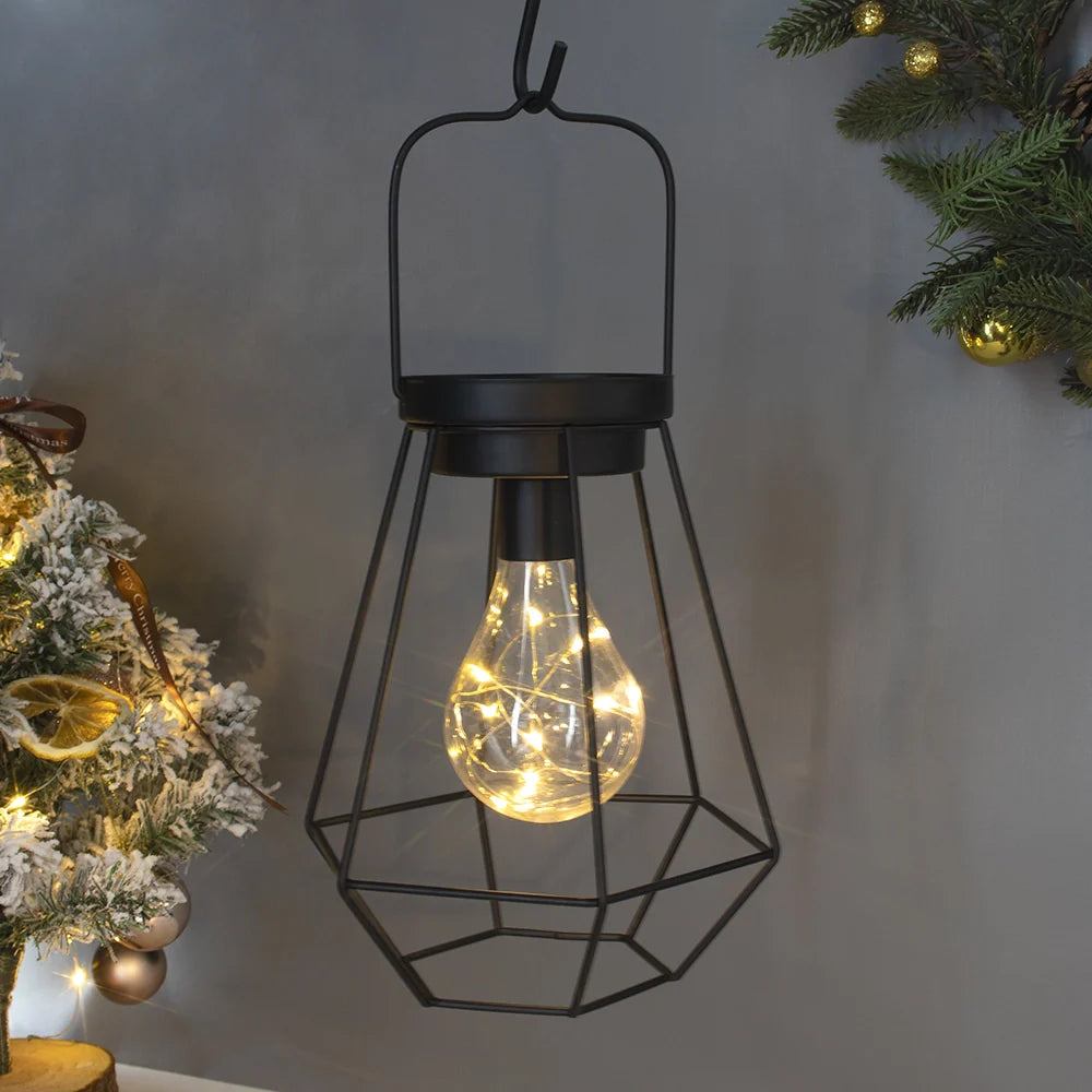 8.5" Tall Battery Powered Outdoor Table Lamp