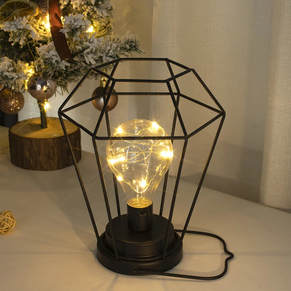 8.5" Tall Battery Powered Outdoor Table Lamp
