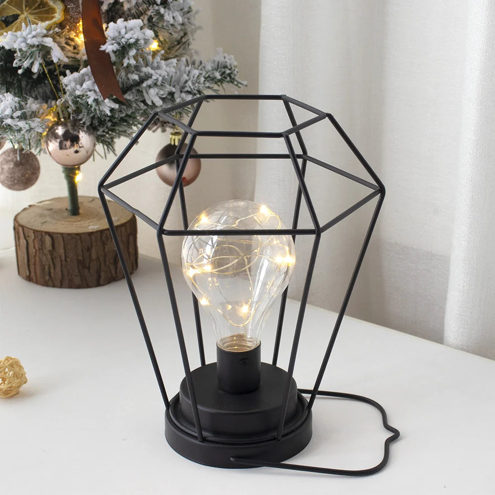 8.5" Tall Battery Powered Outdoor Table Lamp
