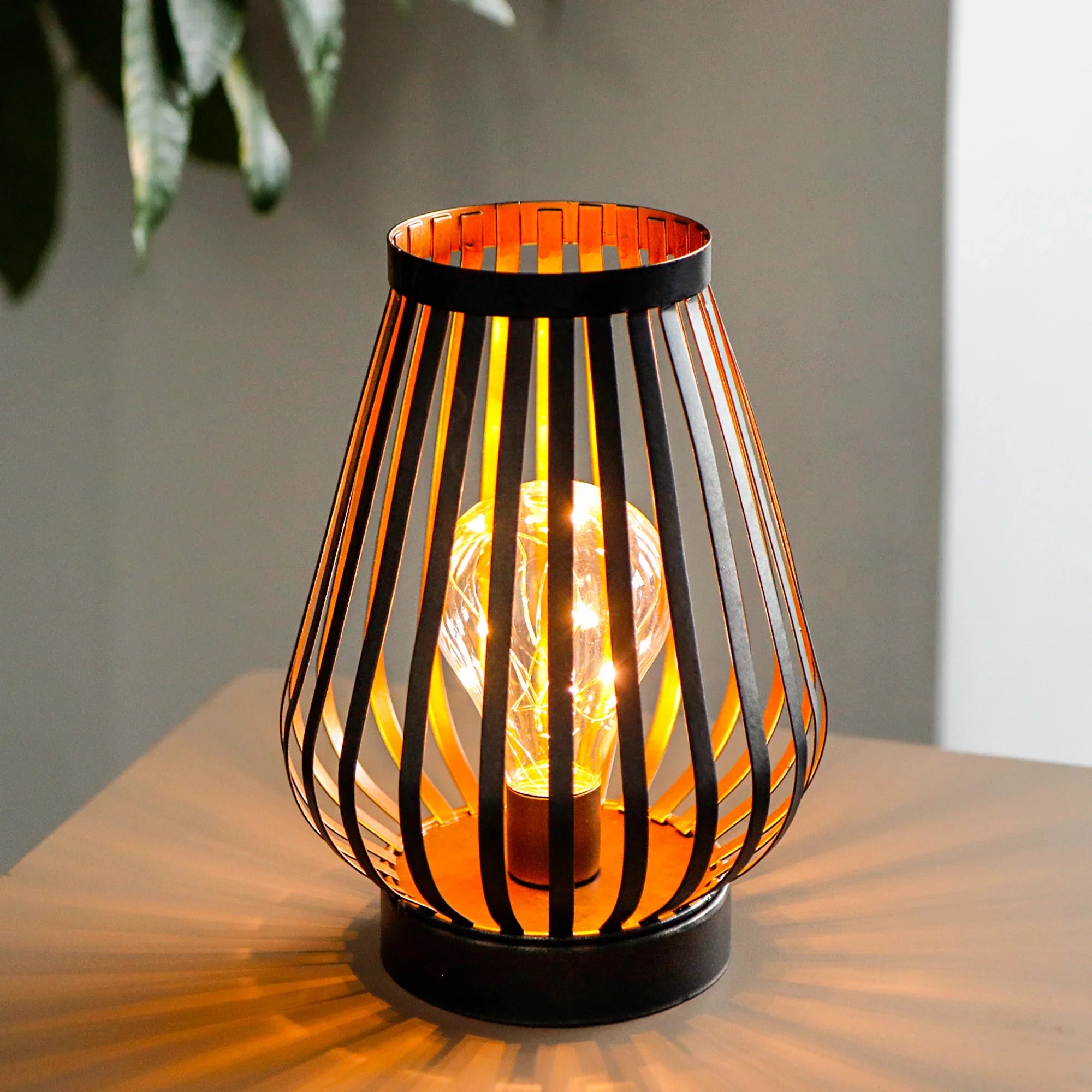 8.7"H Battery Powered Outdoor Table Lamp