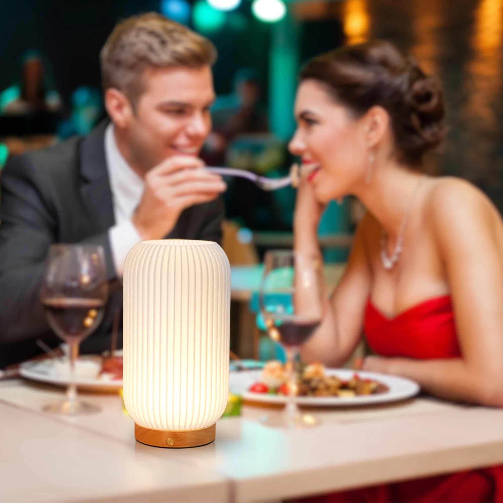 9”H Rechargeable Lamp 3D-Printing(Cylindrical )