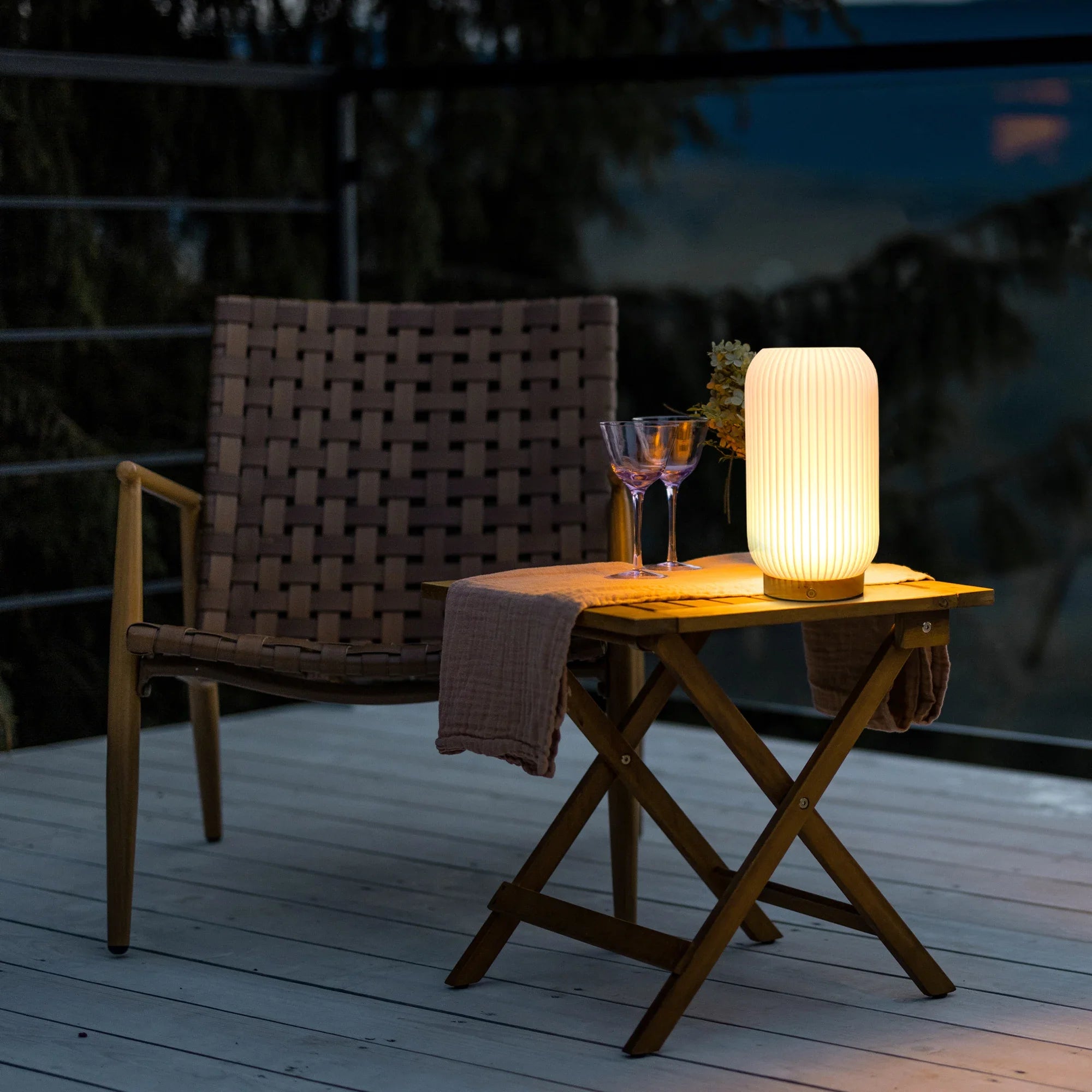 9”H Rechargeable Lamp 3D-Printing(Cylindrical )