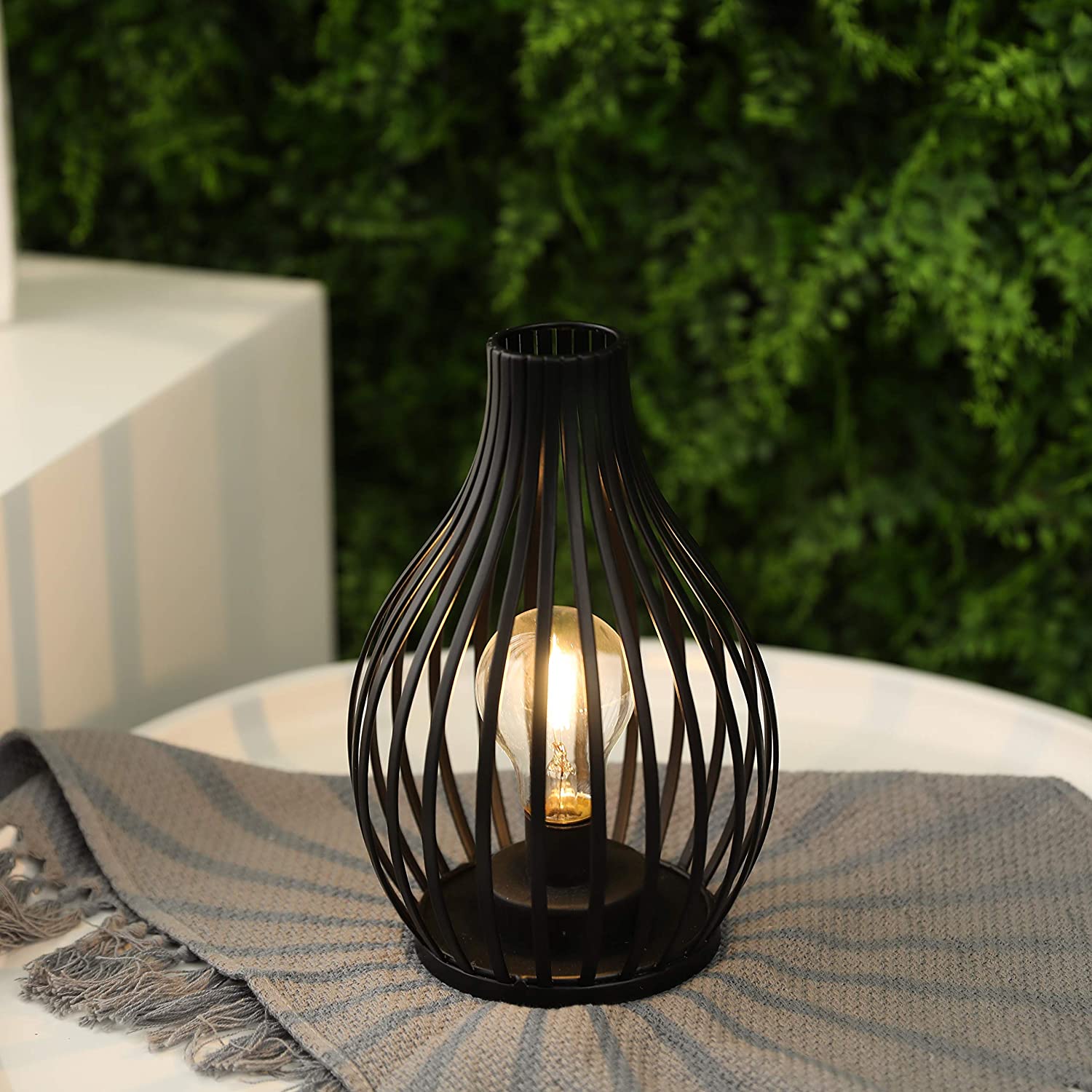 9.5''High Battery-Powered Table Lamp