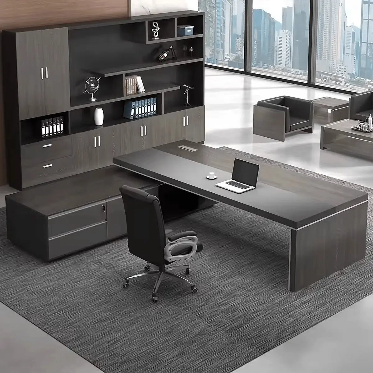 Acumen · Modern Executive L-Shaped Desk