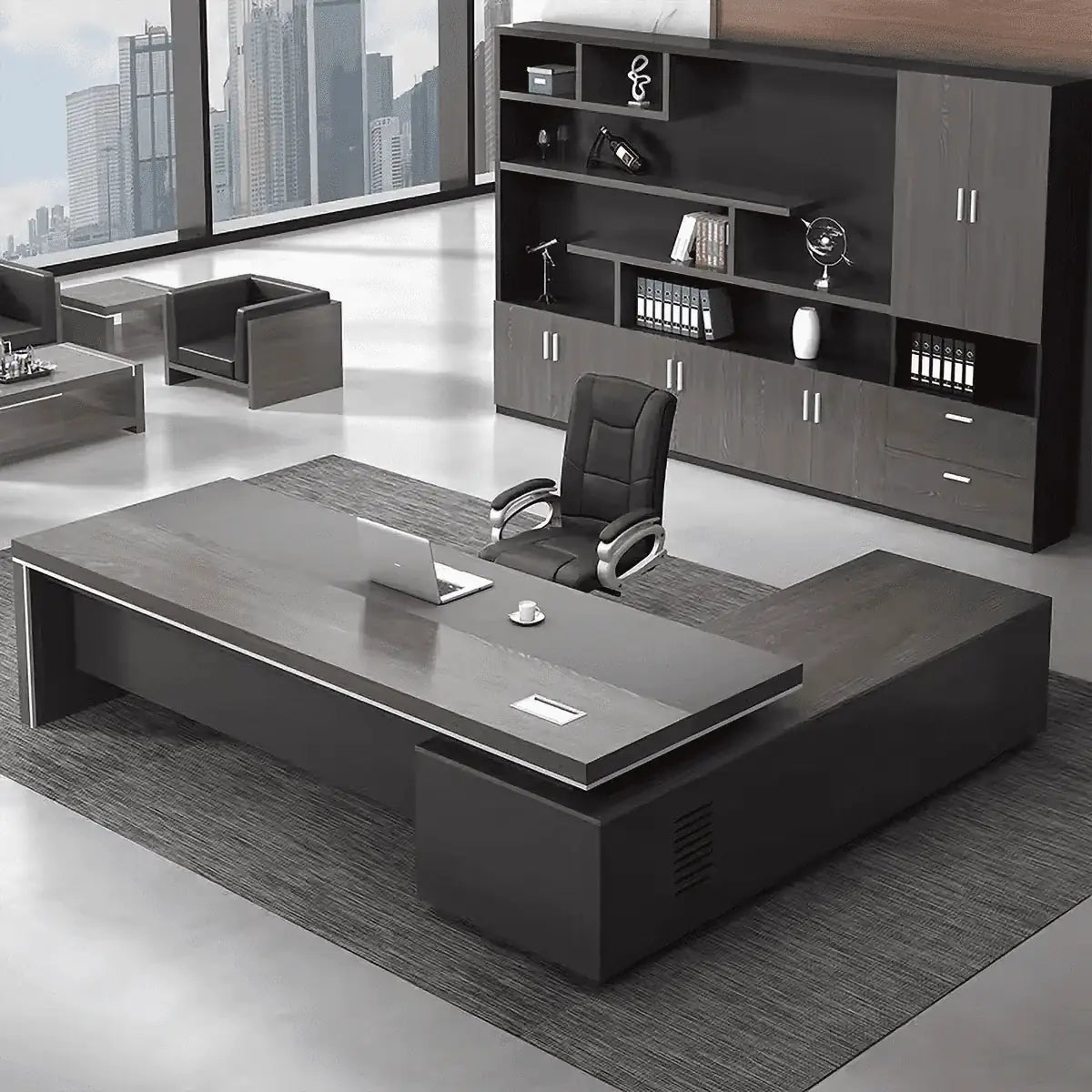 Acumen · Modern Executive L-Shaped Desk