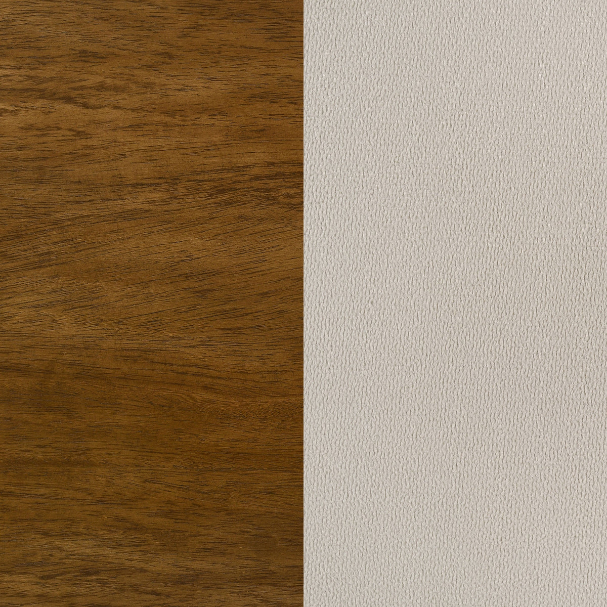 Adderley Queen Wood Panel Bed Cream and Warm Brown