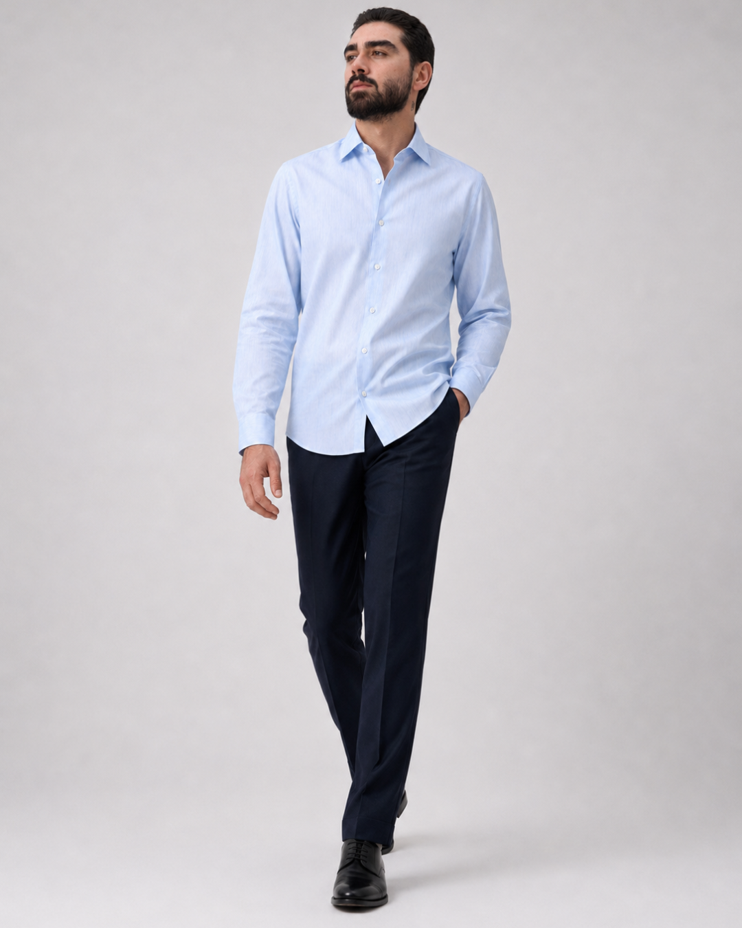 Airefinery Aqua Linen Shirt