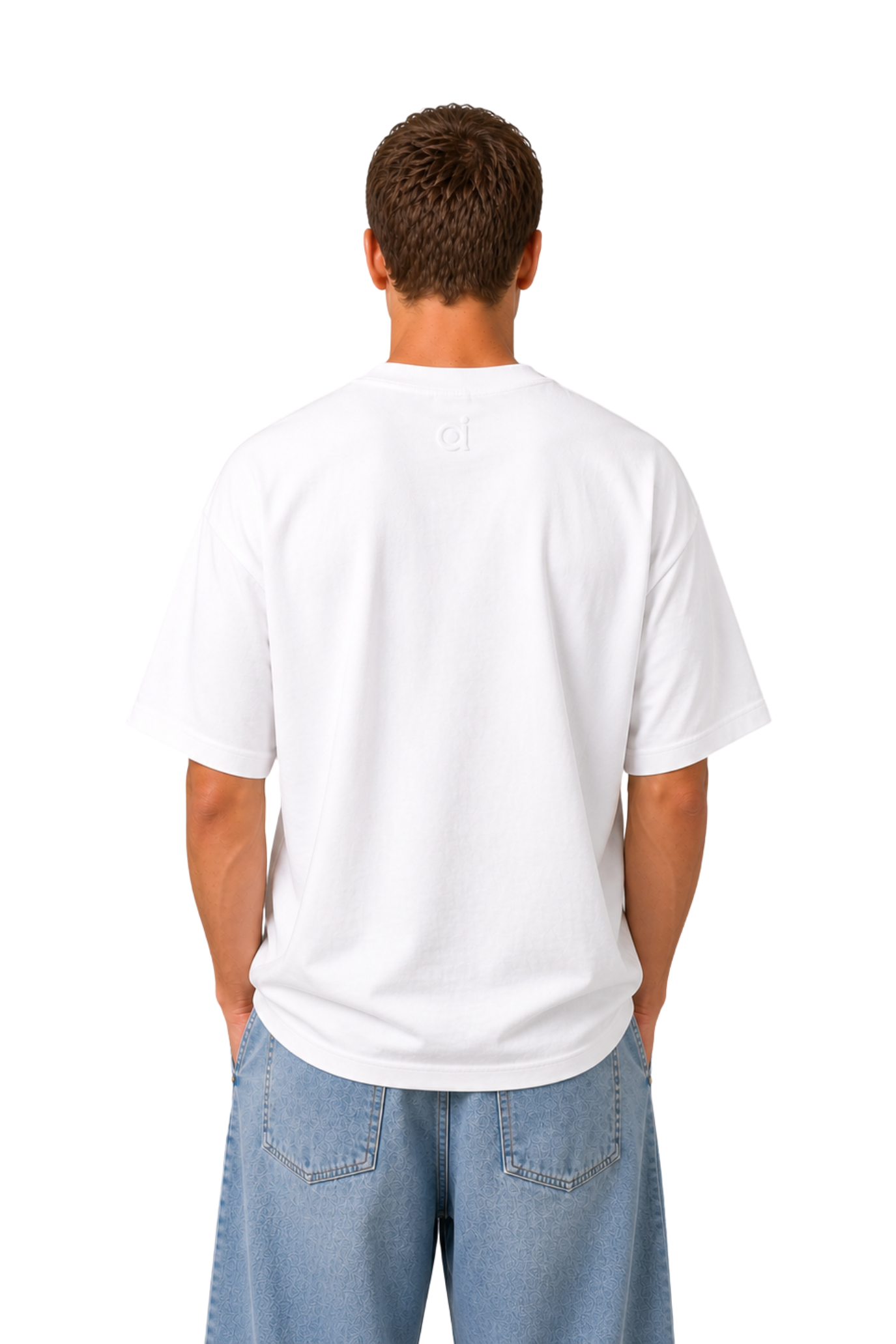 Airefinery Breathe — White Boxy-Fit Cotton T-Shirt