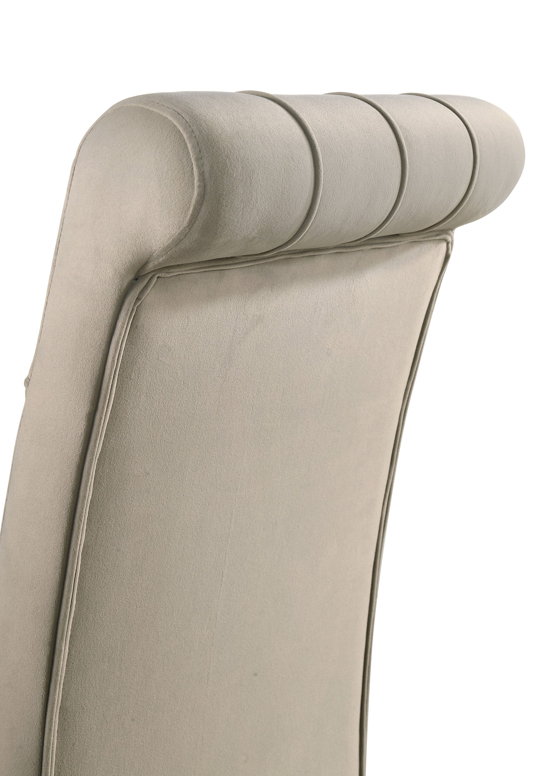 Alana Velvet Upholstered Dining Side Chair Sand (Set of 2)