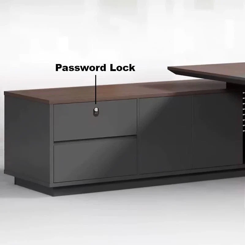 Alford · Modern L-Shaped Executive Desk