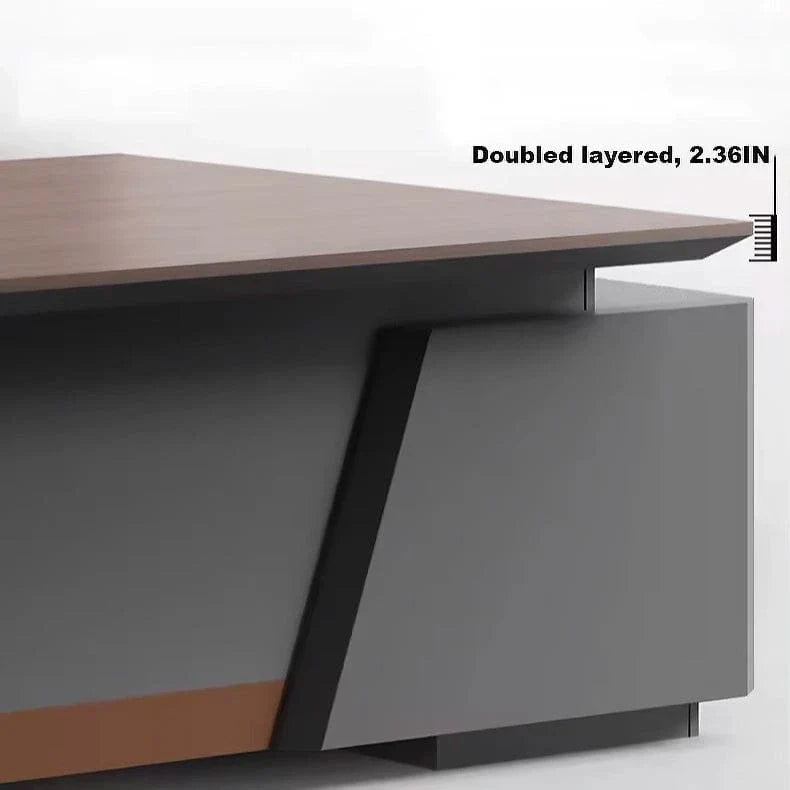 Alford · Modern L-Shaped Executive Desk