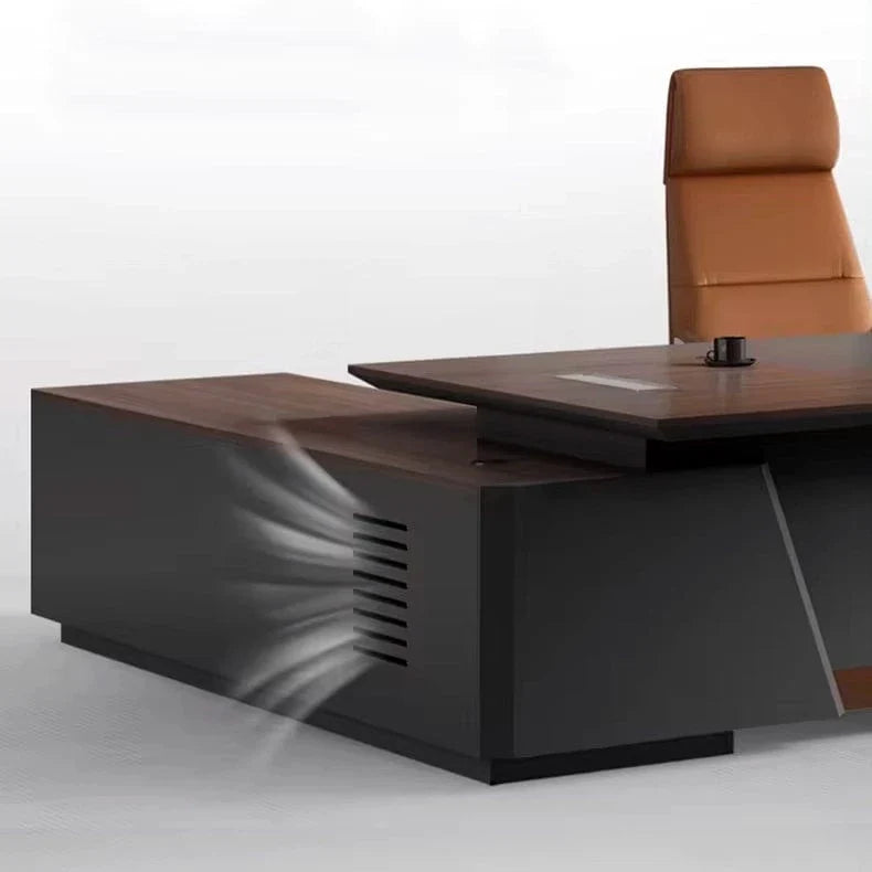 Alford · Modern L-Shaped Executive Desk