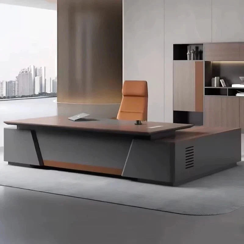 Alford · Modern L-Shaped Executive Desk