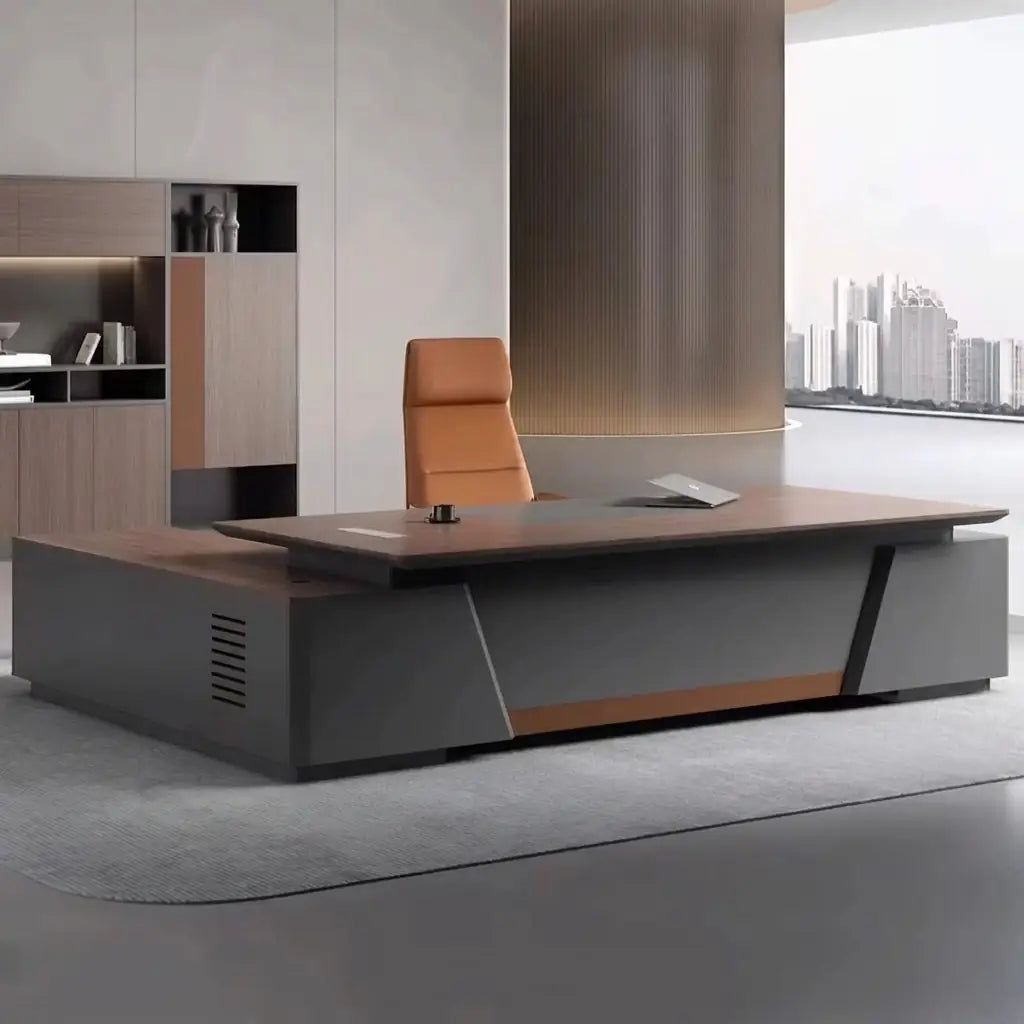 Alford · Modern L-Shaped Executive Desk