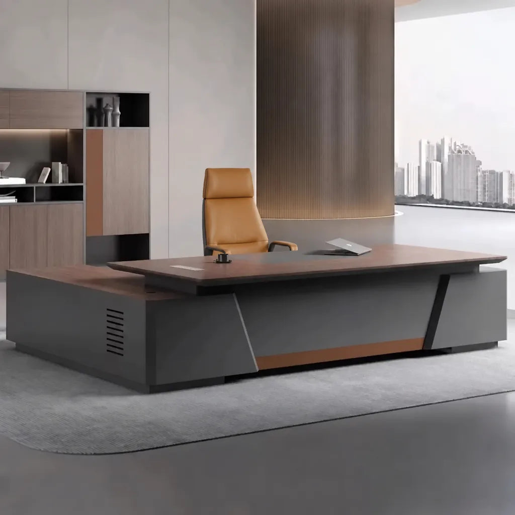 Alford · Modern L-Shaped Executive Desk