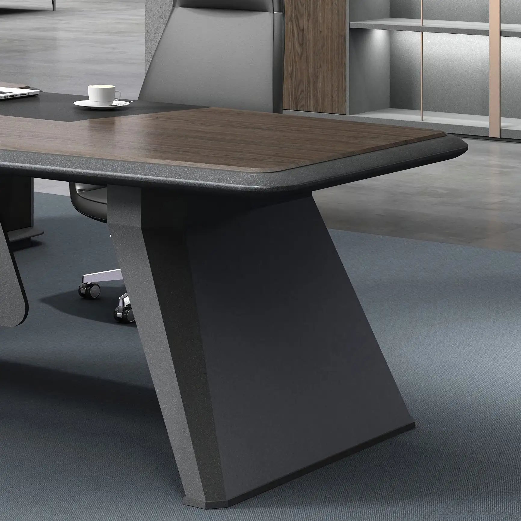 Alwin · Modern L-Shaped Executive Desk