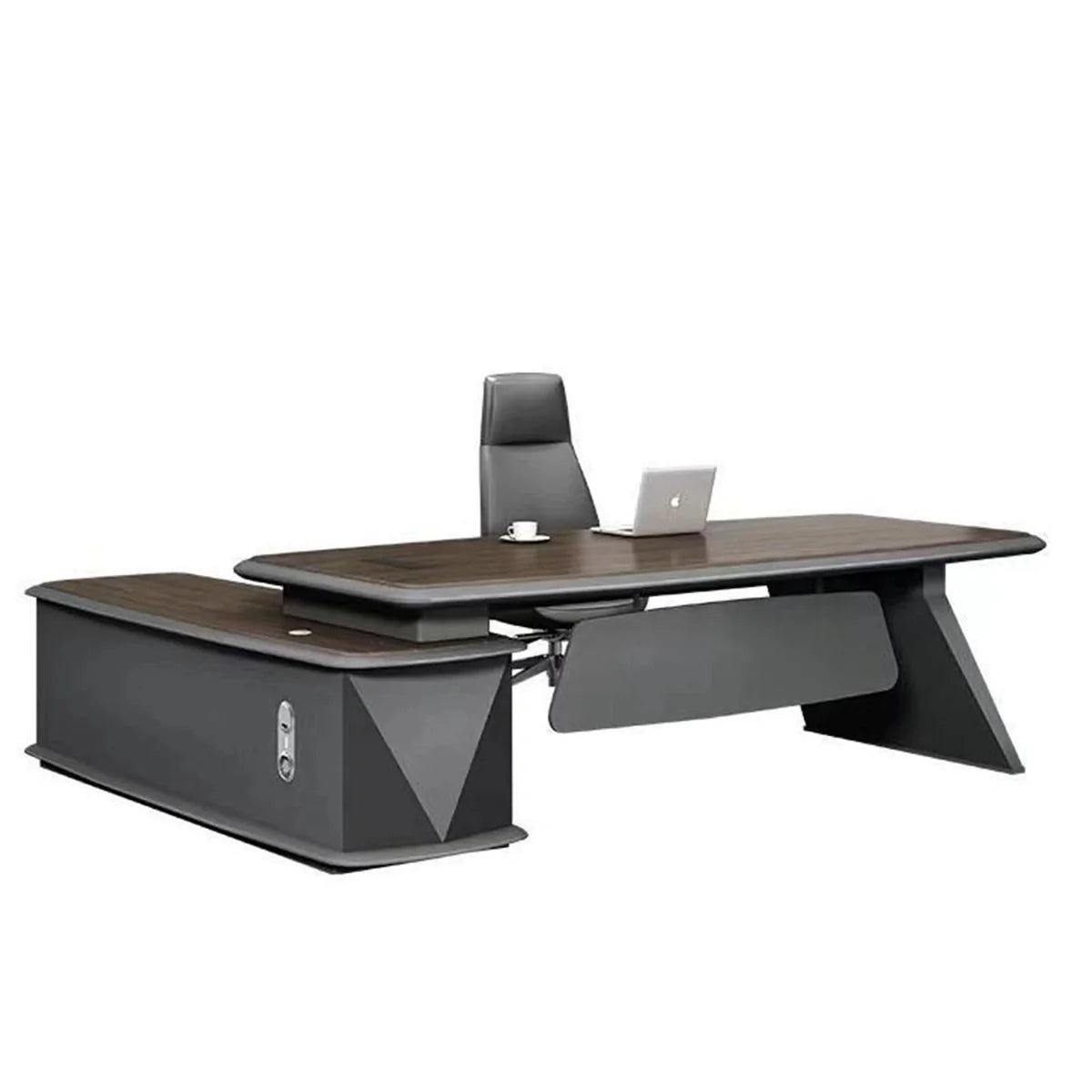 Alwin · Modern L-Shaped Executive Desk