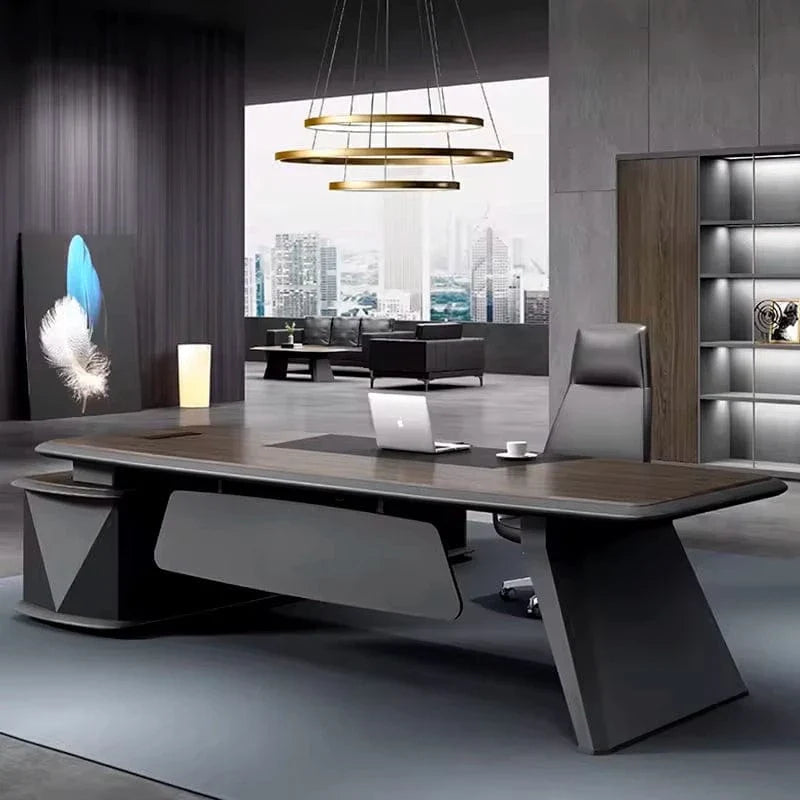 Alwin · Modern L-Shaped Executive Desk